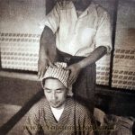Okuyama Sensei performing Koho Shiatsu therapy - Zen Tōbu Shigeki 前頭部刺戟 (Frontal Stimulation) to various points and lines of the head.